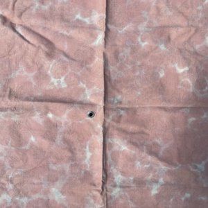 Mid-Century Retro Scalamandre Silk Sample Fabric 100% Cotton Floral Pink Pigment